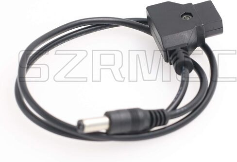 SZRMCC Anton-Bauer d tap Male to 5.5 x 2.1mm DC 12V Power Cable for Atomos Shogun Inferno KiPRO LCD Monitors (Straight DC2.1mm with Ring) in Saudi Arabia