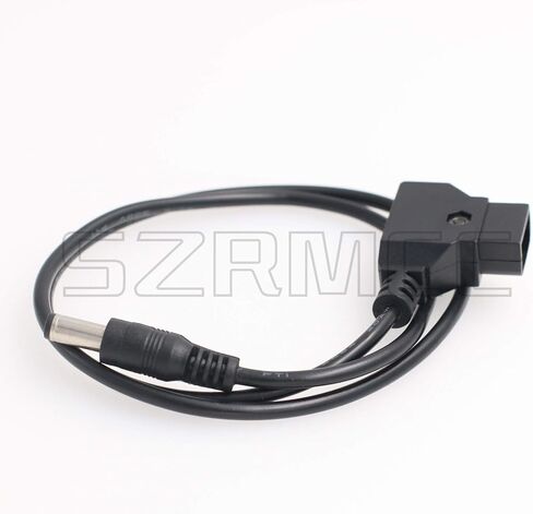 SZRMCC Anton-Bauer d tap Male to 5.5 x 2.1mm DC 12V Power Cable for Atomos Shogun Inferno KiPRO LCD Monitors (Straight DC2.1mm with Ring) in Saudi Arabia