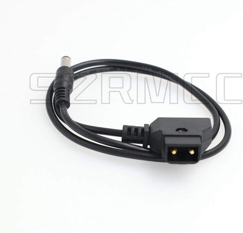SZRMCC Anton-Bauer d tap Male to 5.5 x 2.1mm DC 12V Power Cable for Atomos Shogun Inferno KiPRO LCD Monitors (Straight DC2.1mm with Ring) in Saudi Arabia