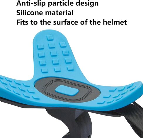 Helmet Chin Mount Strap Compatible with Gopro Hero 13 12 11 10 9 8 7, Motorcycle Helmet Extension Attachment Mounting Accessories (Blue) in Saudi Arabia