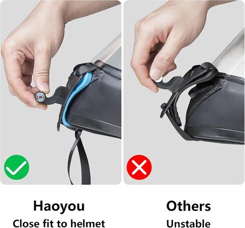 Helmet Chin Mount Strap Compatible with Gopro Hero 13 12 11 10 9 8 7, Motorcycle Helmet Extension Attachment Mounting Accessories (Blue) in Saudi Arabia