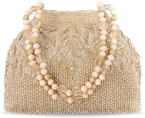 Aheli Potli Bags for Women Evening Bag Clutch Ethnic Bride Purse with Drawstring in Saudi Arabia