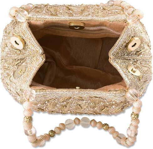 Aheli Potli Bags for Women Evening Bag Clutch Ethnic Bride Purse with Drawstring in Saudi Arabia