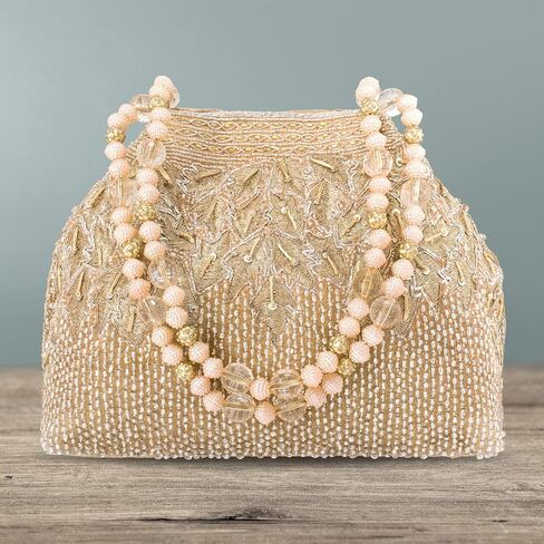 Aheli Potli Bags for Women Evening Bag Clutch Ethnic Bride Purse with Drawstring in Saudi Arabia