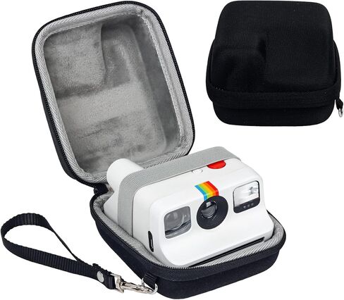 حافظة واقية لكاميرا Polaroid Go/Go Generation 2 الفورية - حافظة كاميرا ذات هيكل صلب مع حزام كتف قابل للتعديل (أسود) (بدون كاميرا) in Kuwait