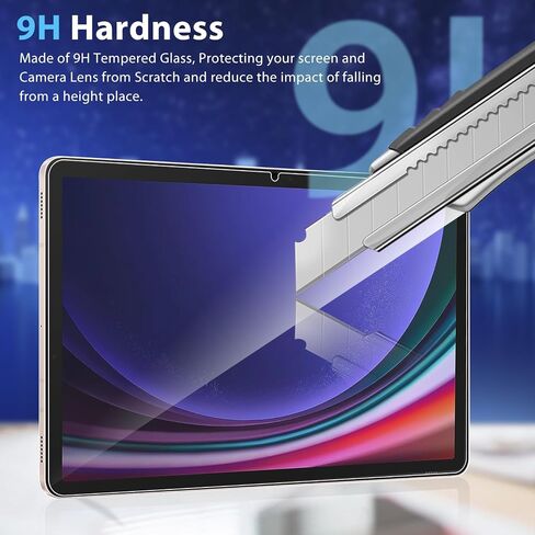 [عبوتان لهاتف Samsung Galaxy Tab S9 FE/Tab S9 2023 / Tab S8 2022 واقي شاشة للخصوصية، واقي شاشة مرن مضاد للتجسس 9H. in Kuwait