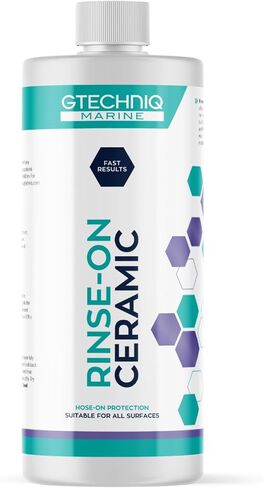 Gtechniq Rinse-on Ceramic - Marine Ceramic Sealant for Boats, Yachts & Jet Skis - Hose-On, Rinse-Off Spray - UV Protection, Repels Water & Dirt in Saudi Arabia