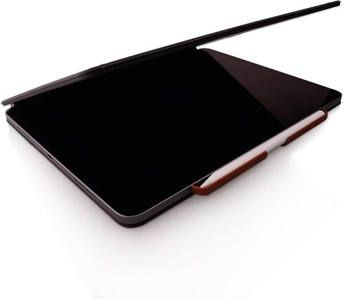 Thankscase Magic Pencil Holder Compatible with Magic Keyboard, Keyboard Folio, Smart Folio Case, Handmade for Apple Pencil Holder with Anti-Scratch Coating, Build-in Leather Skin. (Black Leather SC) in Saudi Arabia