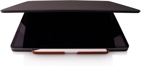 Thankscase Magic Pencil Holder Compatible with Magic Keyboard, Keyboard Folio, Smart Folio Case, Handmade for Apple Pencil Holder with Anti-Scratch Coating, Build-in Leather Skin. (Black Leather SC) in Saudi Arabia