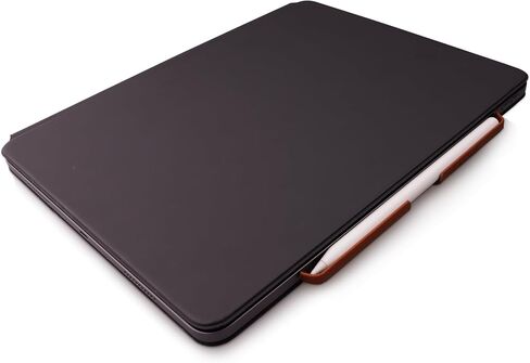 Thankscase Magic Pencil Holder Compatible with Magic Keyboard, Keyboard Folio, Smart Folio Case, Handmade for Apple Pencil Holder with Anti-Scratch Coating, Build-in Leather Skin. (Black Leather SC) in Saudi Arabia