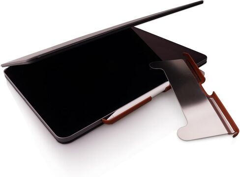 Thankscase Magic Pencil Holder Compatible with Magic Keyboard, Keyboard Folio, Smart Folio Case, Handmade for Apple Pencil Holder with Anti-Scratch Coating, Build-in Leather Skin. (Black Leather SC) in Saudi Arabia