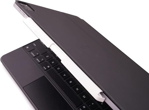 Thankscase Magic Pencil Holder Compatible with Magic Keyboard, Keyboard Folio, Smart Folio Case, Handmade for Apple Pencil Holder with Anti-Scratch Coating, Build-in Leather Skin. (Black Leather SC) in Saudi Arabia