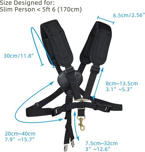 adorence Saxophone Harness Strap with Velcro Attachment: Comfort, Support, and Stability for Baritone, Tenor, Alto, and Bari Sax - H10 in Saudi Arabia
