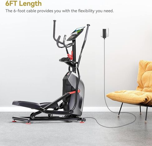 9V 6FT كابل طويل محول التيار المتردد استبدال شاحن لSchwinn 411 آلة بيضاوية 227 HRC 427P و 428P ممارسة الدراجة / سلك إمداد الطاقة بيضاوي الشكل in Kuwait