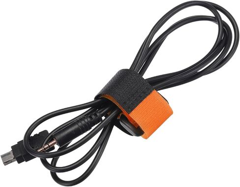 MECCANIXITY Fastening Hook and Loop Cable Tie 24 Inch x 1 Inch Reusable with Buckle Adjustable Multi-Purpose Wire Strap for Cord Management Yellow, Pack of 10 in Saudi Arabia