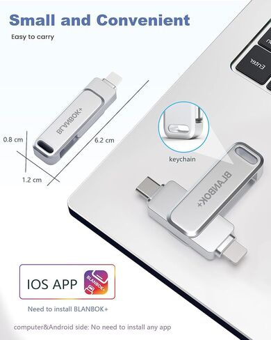محرك أقراص فلاش Photo Stick سعة 128 جيجابايت (يحتاج إلى تنزيل التطبيق)-C18 in Kuwait