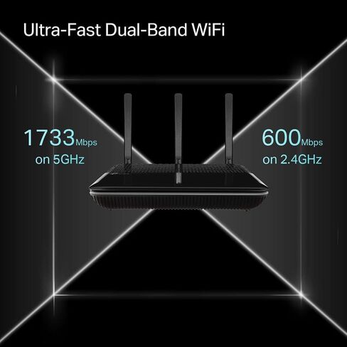 راوتر واي فاي ذكي مجدد معتمد من TP-Link Archer A10 AC2600 MU-MIMO، راوتر جيجابت لاسلكي، جيجابت إيثرنت كامل (متجدد) in Saudi Arabia
