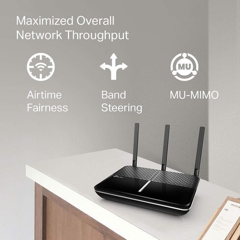 راوتر واي فاي ذكي مجدد معتمد من TP-Link Archer A10 AC2600 MU-MIMO، راوتر جيجابت لاسلكي، جيجابت إيثرنت كامل (متجدد) in Saudi Arabia