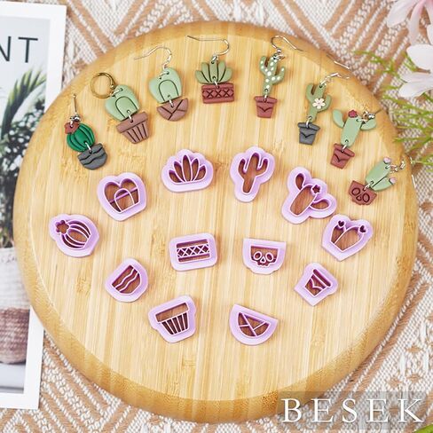 Moth Polymer Clay Cutters: 18 Pcs Earrings Clay Cutters, Butterfly Clay Cutters, Moth Clay Cutter, 3D Print Clay Cutters for Earrings Making in Kuwait