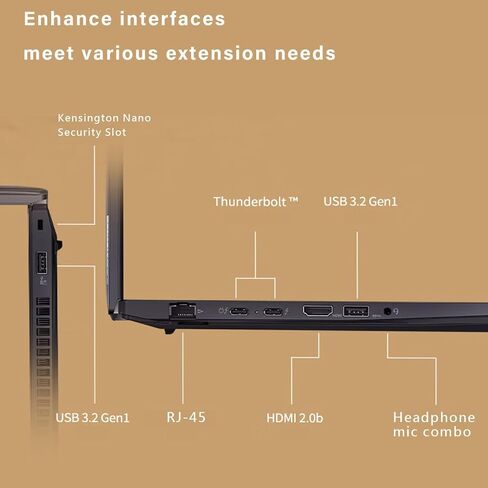لينوفو ثينك باد T16، شاشة WUXGA مقاس 16 بوصة (1920 × 1200)، 48 جيجابايت DDR5، 1 تيرابايت PCIe SSD، Intel i7-1355U (الجيل الثالث عشر)، Wi-Fi 6، Bluetooth 5.1، قارئ بصمات الأصابع، Windows 11 Pro، w/WOWPC 500 جيجابايت خارجي تخزين in Saudi Arabia