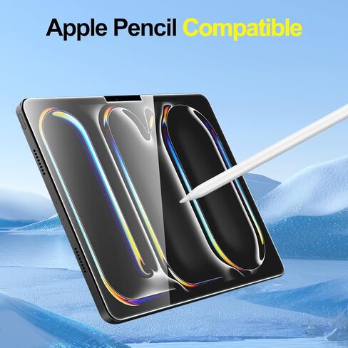 T Tersely [2 Pack Tempered Glass Screen Protector for New iPad Pro 11-Inch (M4 2024, 5th Gen), HD Clear 9H Hardness Screen Guard in Saudi Arabia