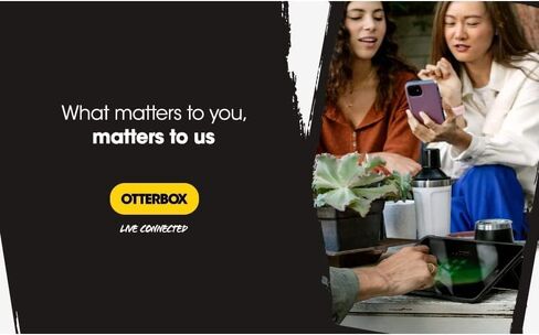 حافظة OtterBox Defender XT بدون شاشة مع MagSafe لهاتف iPhone 14 PRO (فقط) عبوة غير مخصصة للبيع بالتجزئة - كريستال أسود - مضادة للميكروبات in Saudi Arabia