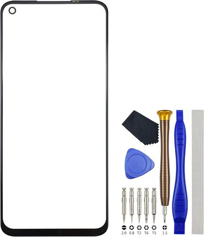 Outer Glass Screen Replacement for OnePlus Nord N10 5G BE2029 BE2025 BE2026 BE2028 Black in Saudi Arabia