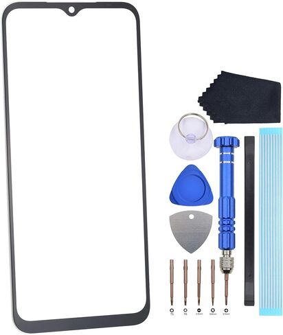 Glass Screen Repair Part for Samsung Galaxy A14 5G A14 M14 SM-A145F SM-A145M SM-A145P SM-A146B Front Glass Screen Replacement Black in Saudi Arabia