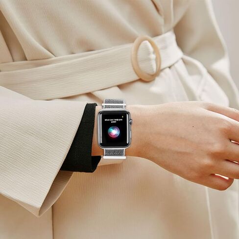 5 عبوات من سوار النايلون الرياضي من ENJINER متوافق مع ساعة Apple 38 مم 40 مم 41 مم 42 مم 44 مم 45 مم 49 مم Ultra 2 iWatch Series 9 8 7 6 SE 5 4 3 2 1، حزام معصم بديل مرن قابل للتمدد للرجال والنساء in Saudi Arabia