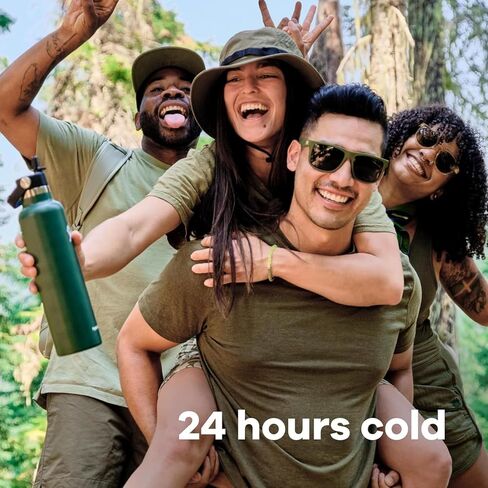 قارورة مائية سعة 24 أونصة من الفولاذ المقاوم للصدأ زجاجة مياه قياسية مع غطاء من القش المرن وعزل فراغ مزدوج الجدار in Kuwait