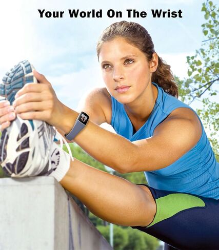 3 قطع من الأربطة الرفيعة المتوافقة مع Fitbit Charge 6/Charge 5 للنساء والرجال، سوار ساعة TPE ناعم وحزام بديل رفيع، أسود/أزرق داكن/رمادي صخري in Kuwait