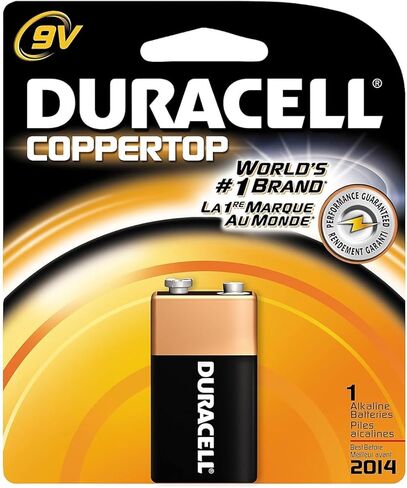 Duracell Alkaline 9V Battery, 1 Count in Saudi Arabia