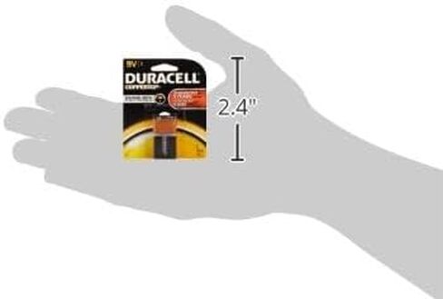 Duracell Alkaline 9V Battery, 1 Count in Saudi Arabia