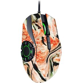 MightySkins Skin Compatible with Razer Naga Hex V2 Gaming Mouse - Black Marble | Protective, Durable, and Unique Vinyl Decal wrap Cover | Easy to Apply, Remove, and Change Styles | Made in The USA