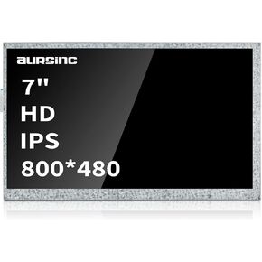 AURSINC 7 inch HDMI Screen LCD Display Monitor for Raspberry Pi 4 4B 3B+ 3B 3A+ 2B B+ Windows 7/8/10 | Capacitive Panel with DSI Cable | 800x480 Pixel | Plug&Play Driver Free (NOT Touchscreen)