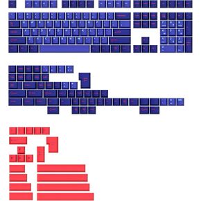 GJ Space Keycap Set PBT Doubleshot Keycap Set Cherry Profile for Mechanical Keyboard Astronaut for BM60 BM65 BM68 87 104 Alice (GJ Space Keycap x1)