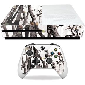 MightySkins Skin Compatible with Microsoft Xbox One S - Artic Camo | Protective, Durable, and Unique Vinyl Decal wrap Cover | Easy to Apply, Remove, and Change Styles | Made in The USA