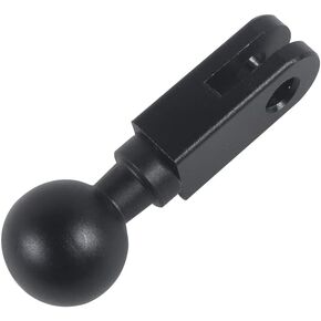 FEICHAO Two Card Slots 17mm Ball Camera Interface with 1/4" Hole Holder Compatible with GoPro Action Camera Photography Equipment Accessories