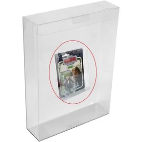 20PCS Protector Case Clear Plastic Protection Sleeve Display Box for Star Wars Black Series 3.75 Inch Figures