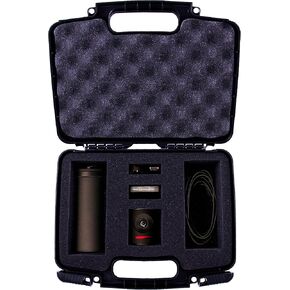CASEMATIX Camera Case Compatible with Mevo Live Event Camera and Livestream Accessories such as Tripod, Battery Charger and More