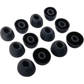 12X Eartips Replacement for TAGRY X08 / daomim Cloud Nest/ZINGBIRD X15 / Btootos A90 Pro/occiam T19 / Aptkdoe HD65 / AOTONOK i63 / Ordtop i13 / Csasan J90 Pro/Ltinist BX27 Earbuds
