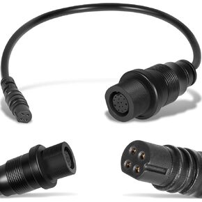 Replacement for 1852081 DSC(Dual Spectrum Chirp) Adapter Cable/MKR-DSC-12 Compatible with Garmin 4-PIN Echo, EchoMAP, EchoMAP Chirp Striker, Striker Plus, Striker Vivid Series Fish Finder