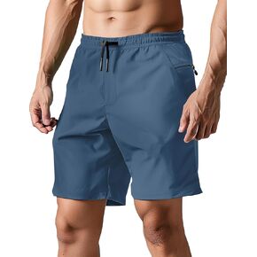 TUONROAD Mens Swimming Trunks 7" Inseam Board Shorts Quick Dry Sports Swim Shorts for Men Lightweight Summer Trip Bathing Suits with Pockets(Royal Blue,XXL)
