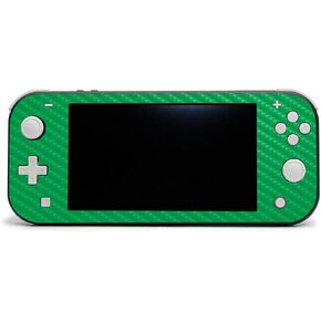 MightySkins Carbon Fiber Skin for Nintendo Switch Lite - Pink | Protective, Durable Textured Carbon Fiber Finish | Easy to Apply, Remove, and Change Styles | Made in The USA (CF-NISWILIT-Solid Pink)