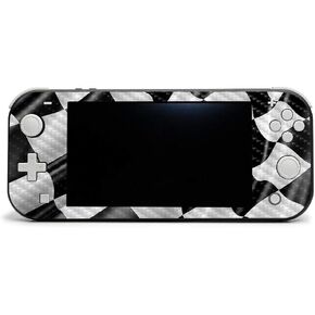 MightySkins Carbon Fiber Skin for Nintendo Switch Lite - Fish Puzzle | Protective, Durable Textured Carbon Fiber Finish | Easy to Apply, Remove, and Change Styles | Made in The USA
