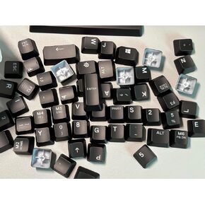 for use with SteelSeries Apex Pro Apex Pro TKL Apex 7 Mechanical Keyboard Complete Set Original keycaps Hand Rests and Accessories (Full 104 Keys)