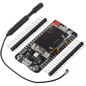 وحدة LoRa GPS لوحة تطوير LoRaWAN HTCC-AB02S 868 ميجا هرتز 915 ميجا هرتز مع شاشة OLED 0.96 بوصة CP2102 ASR6052 Chip LoRa Kit لـ Arduino IoT