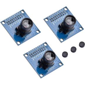 3-Set OV7670 Camera Module,Aideepen 640x480 300KP OV7670 image sensor CMOS CIF VGA Camera Module I2C Lens SCCB Compatible with Arduin0 ARM FPGA