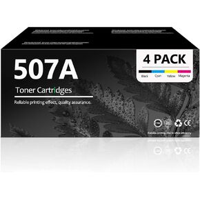 507A Toner Cartridge Bundle(4-Pack,1Black, 1Cyan, 1Yellow, 1Magenta): Owrd Compatible 507A CE400A CE401A CE402A CE403A Replacement for HP Enterprise MFP M575c M575dn M575f; M551dn M551n M551xh Printer