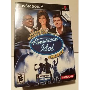 Karaoke Revolution Presents: American Idol Encore BUNDLE - PlayStation 2 (Renewed)